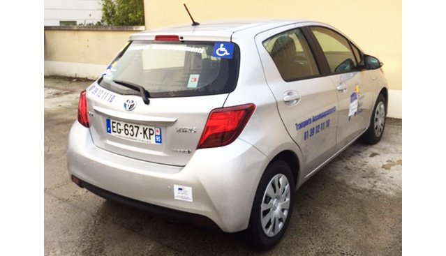 Flotte de transports adaptés francilien Yaris